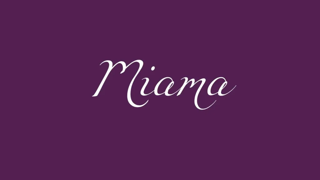 Miama Font