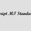Script mt Standard Font