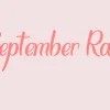 September Rain Font