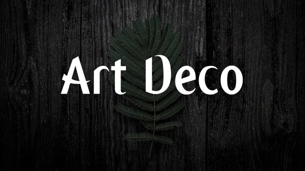 Art Deco Font