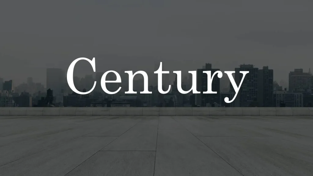 Century Font