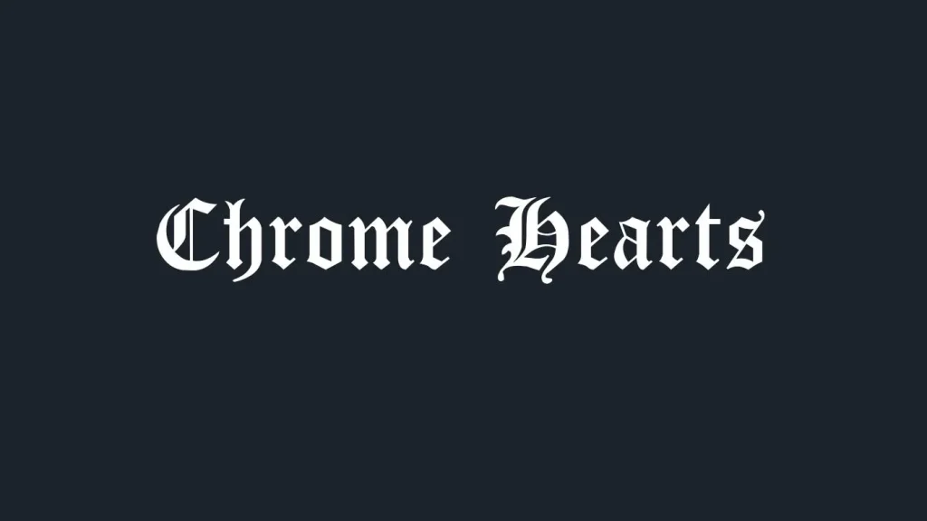 Chrome Hearts Font
