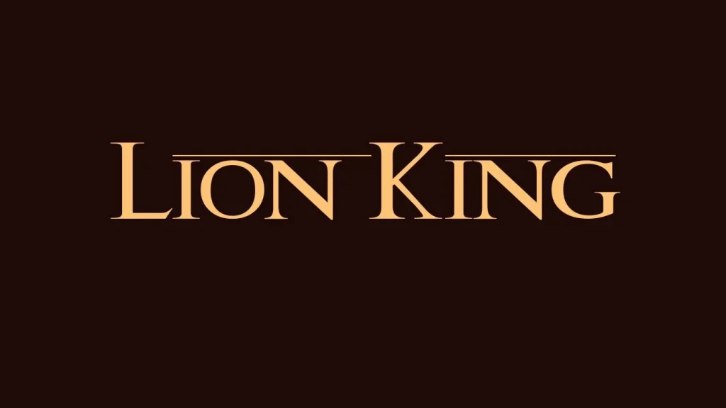Lion King Font